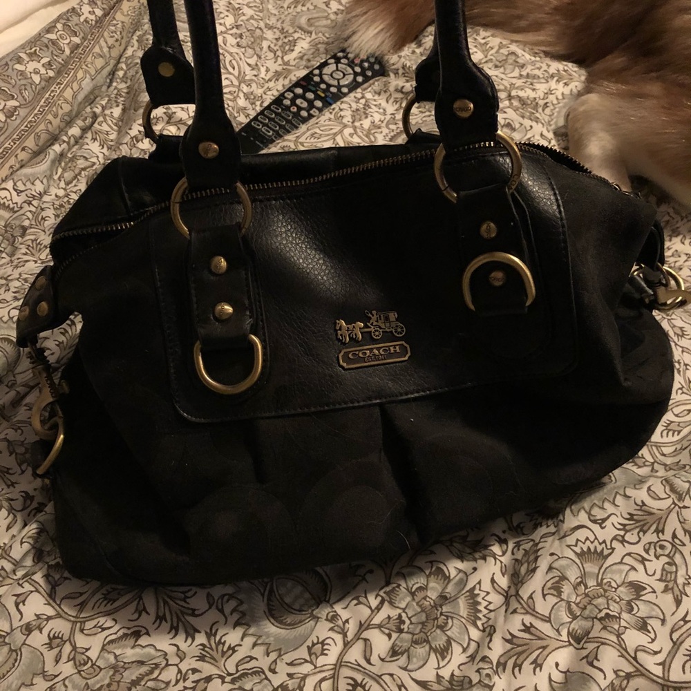 Coach black bag